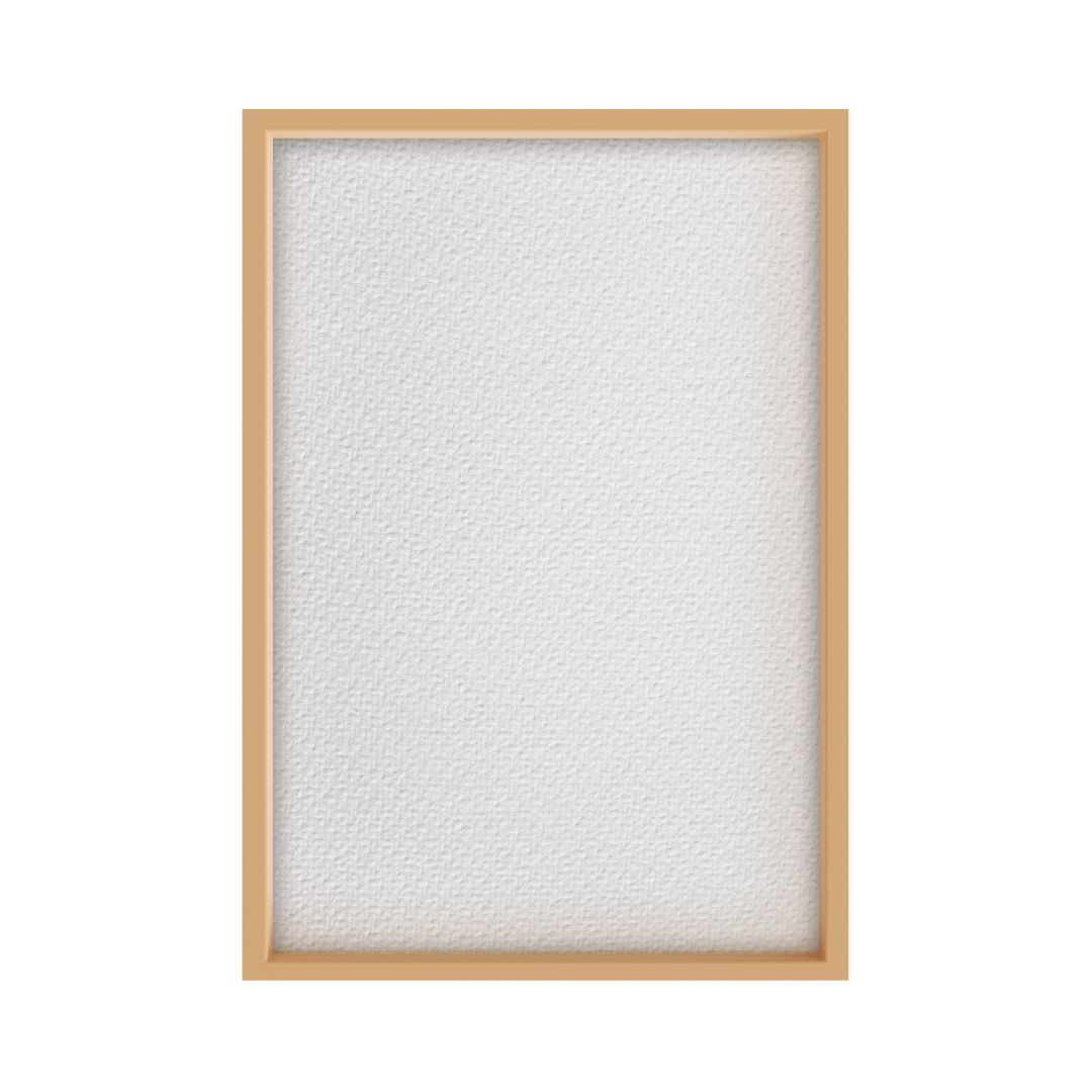 Постерна рамка с олекотено стъкло 50х70см, натурално дърво