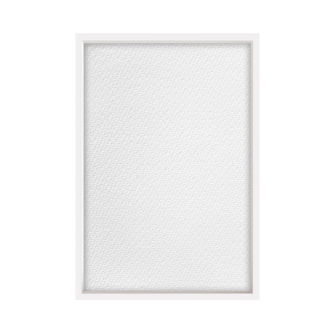 Постерна рамка с олекотено стъкло 50х70см, бяла