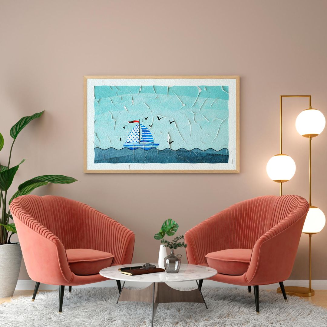 Платноходката от старата стена