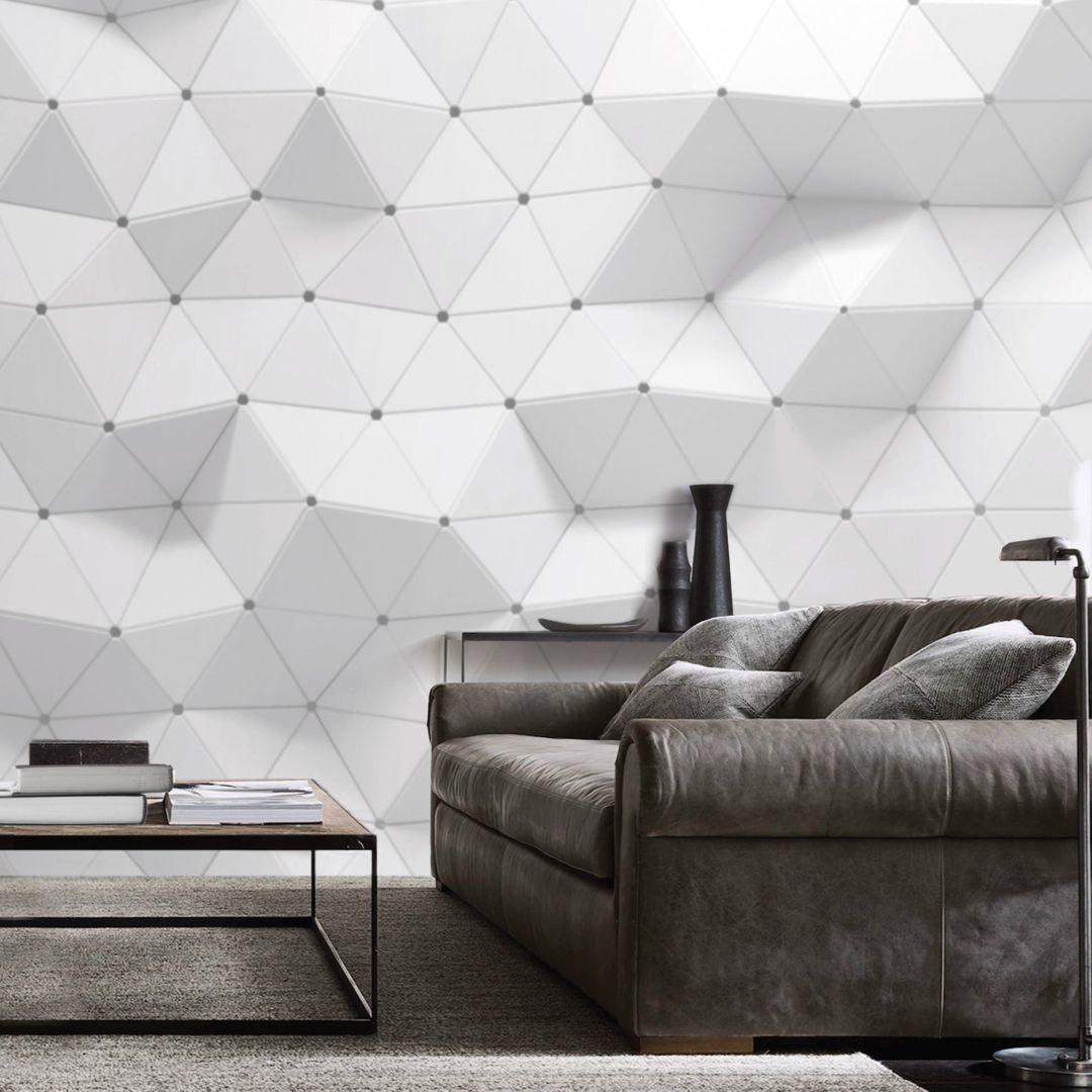 Тапет с 3D ефект на Вълнообразен релеф