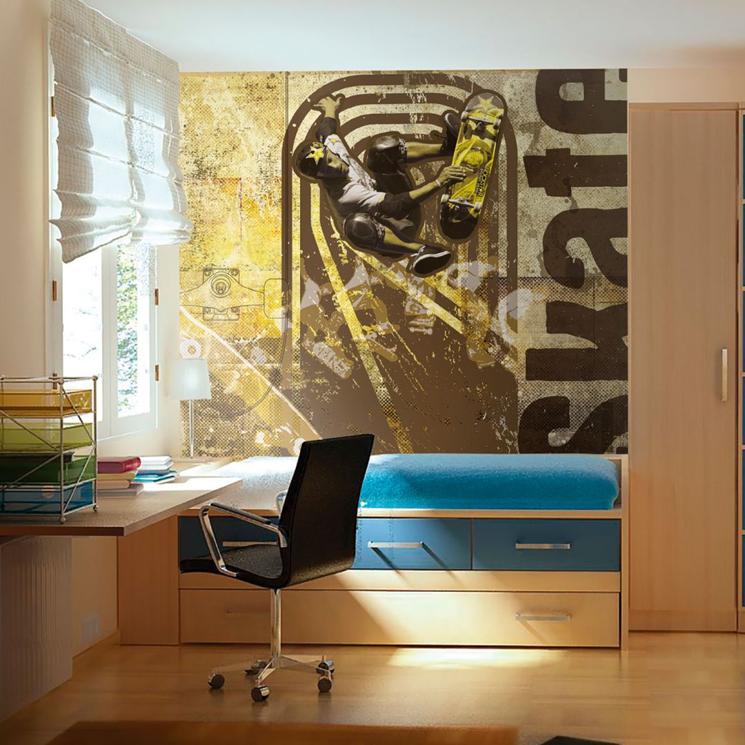 Тапет със Скейтър в скок Оли