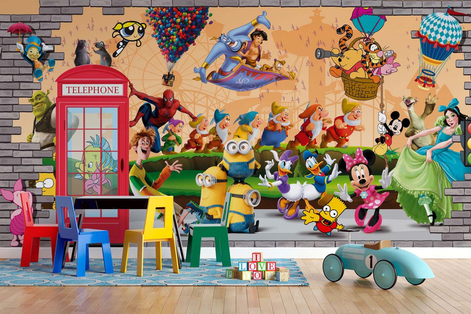 Тапет с Любими анимационни герои