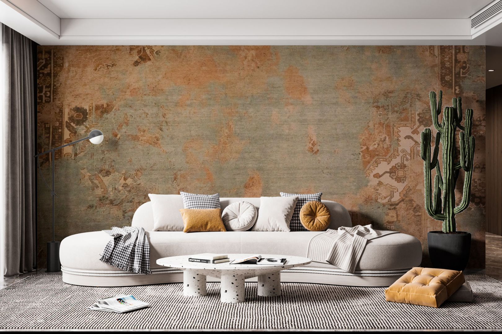 Дизайнерски тапет с винтидж килим